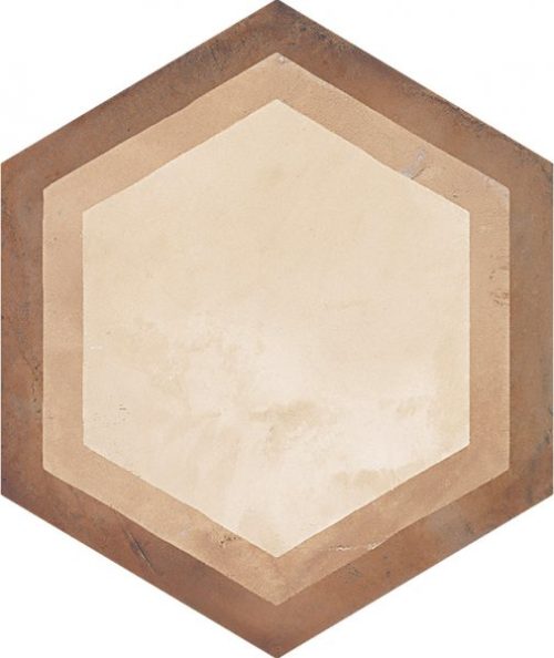 Marco Corona TERRA  Cornice Esagone vers F Decor 25 x 21,6