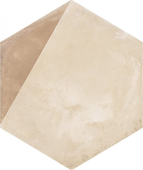 Marco Corona TERRA  Porzione Esagone vers F Decor 25 x 21,6