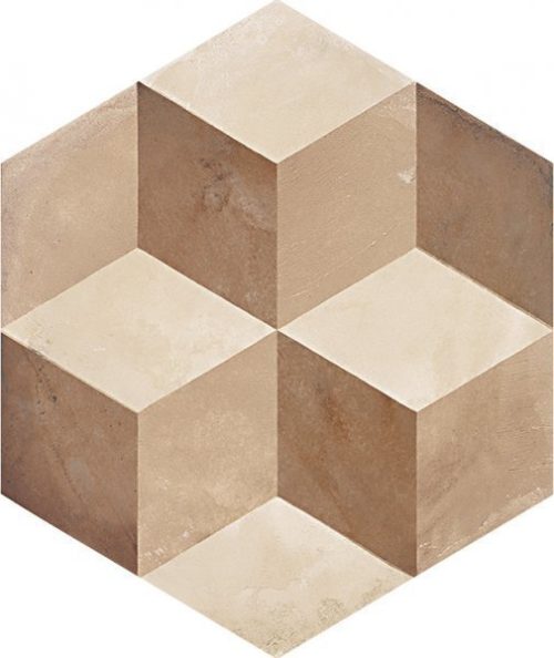 Marco Corona TERRA  Cubo Esagone vers F Decor 25 x 21,6