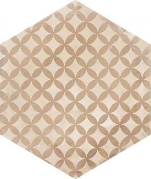 Marco Corona TERRA  Astro Esagone vers F Decor 25 x 21,6