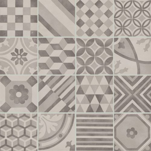 Marazzi Block Decor mix silver 15 x 15